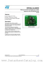 STEVAL-ILL039V2 datasheet pdf ST Microelectronics