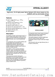 STEVAL-ILL043V1 datasheet pdf ST Microelectronics