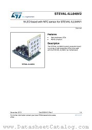 STEVAL-ILL049V2 datasheet pdf ST Microelectronics