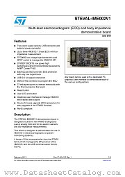 STEVAL-IME002V1 datasheet pdf ST Microelectronics
