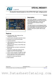 STEVAL-IME008V1 datasheet pdf ST Microelectronics