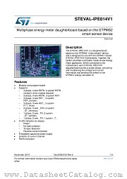 STEVAL-IPE014V1 datasheet pdf ST Microelectronics
