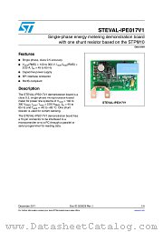 STEVAL-IPE017V1 datasheet pdf ST Microelectronics
