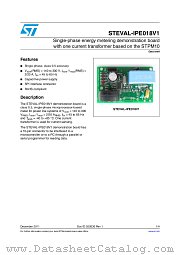STEVAL-IPE018V1 datasheet pdf ST Microelectronics