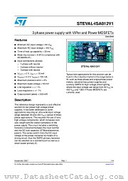 STEVAL-ISA012V1 datasheet pdf ST Microelectronics