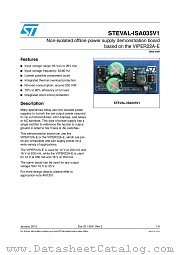 STEVAL-ISA035V1 datasheet pdf ST Microelectronics