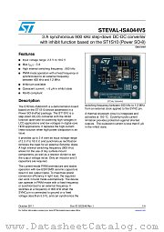 STEVAL-ISA044V5 datasheet pdf ST Microelectronics