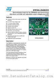 STEVAL-ISA053V2 datasheet pdf ST Microelectronics