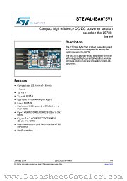 STEVAL-ISA075V1 datasheet pdf ST Microelectronics
