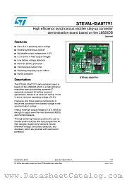 STEVAL-ISA077V1 datasheet pdf ST Microelectronics