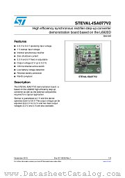 STEVAL-ISA077V2 datasheet pdf ST Microelectronics