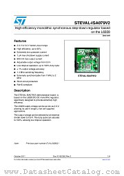 STEVAL-ISA079V2 datasheet pdf ST Microelectronics