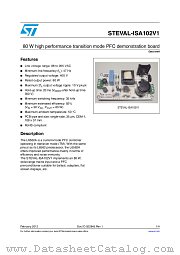 STEVAL-ISA102V1 datasheet pdf ST Microelectronics