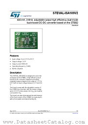 STEVAL-ISA109V2 datasheet pdf ST Microelectronics