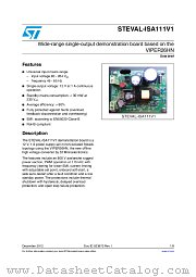 STEVAL-ISA111V1 datasheet pdf ST Microelectronics