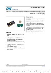 STEVAL-ISA124V1 datasheet pdf ST Microelectronics