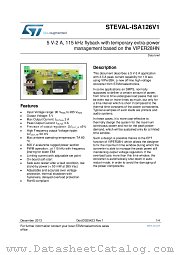 STEVAL-ISA126V1 datasheet pdf ST Microelectronics