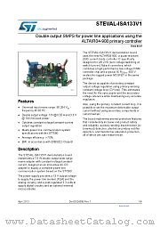 STEVAL-ISA133V1 datasheet pdf ST Microelectronics