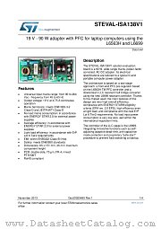 STEVAL-ISA138V1 datasheet pdf ST Microelectronics