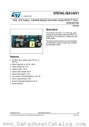 STEVAL-ISA140V1 datasheet pdf ST Microelectronics