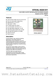 STEVAL-ISQ013V1 datasheet pdf ST Microelectronics