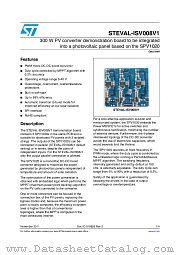 STEVAL-ISV008V1 datasheet pdf ST Microelectronics