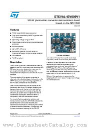 STEVAL-ISV009V1 datasheet pdf ST Microelectronics