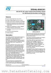 STEVAL-ISV013V1 datasheet pdf ST Microelectronics