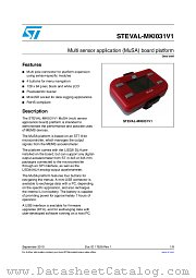 STEVAL-MKI031V1 datasheet pdf ST Microelectronics