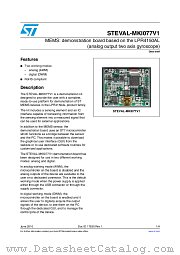 STEVAL-MKI077V1 datasheet pdf ST Microelectronics
