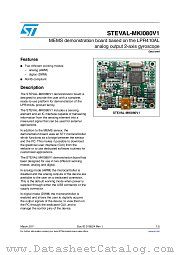 STEVAL-MKI080V1 datasheet pdf ST Microelectronics