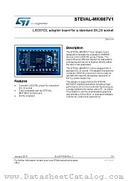 STEVAL-MKI087V1 datasheet pdf ST Microelectronics