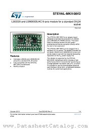 STEVAL-MKI108V2 datasheet pdf ST Microelectronics