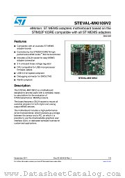 STEVAL-MKI109V2 datasheet pdf ST Microelectronics