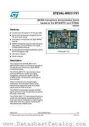 STEVAL-MKI117V1 datasheet pdf ST Microelectronics