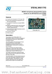 STEVAL-MKI117V2 datasheet pdf ST Microelectronics