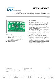 STEVAL-MKI120V1 datasheet pdf ST Microelectronics