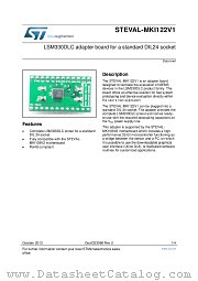 STEVAL-MKI122V1 datasheet pdf ST Microelectronics