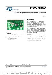 STEVAL-MKI125V1 datasheet pdf ST Microelectronics