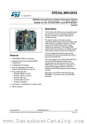 STEVAL-MKI126V2 datasheet pdf ST Microelectronics