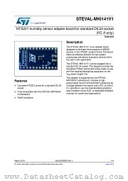STEVAL-MKI141V1 datasheet pdf ST Microelectronics