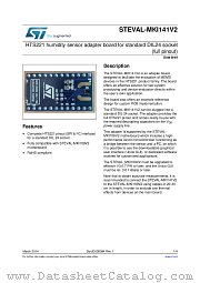 STEVAL-MKI141V2 datasheet pdf ST Microelectronics
