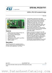STEVAL-PCC017V1 datasheet pdf ST Microelectronics