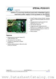 STEVAL-PCC019V1 datasheet pdf ST Microelectronics