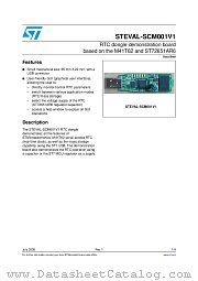 STEVAL-SCM001V1 datasheet pdf ST Microelectronics