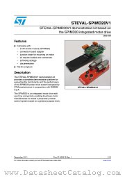 STEVAL-SPIMD20V1 datasheet pdf ST Microelectronics