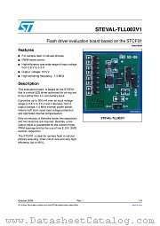 STEVAL-TLL002V1 datasheet pdf ST Microelectronics