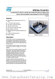 STEVAL-TLL013V1 datasheet pdf ST Microelectronics