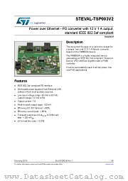 STEVAL-TSP003V2 datasheet pdf ST Microelectronics