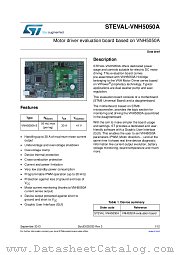 STEVAL-VNH5050A datasheet pdf ST Microelectronics
